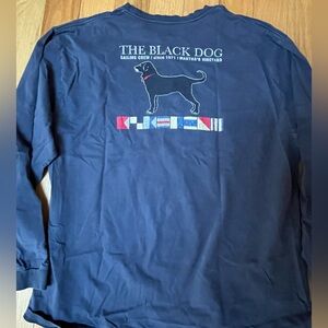 🛍️The Black Dog Navy Sailing Crew Shirt